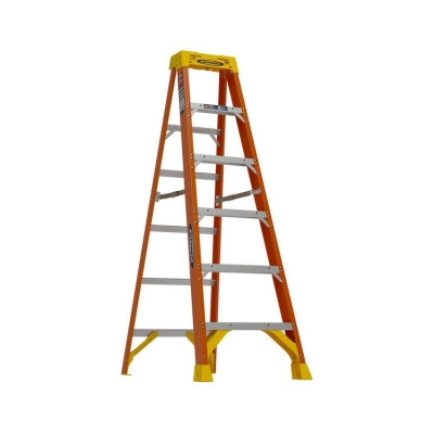 Fiberglass step ladder
