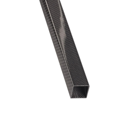 Tubo Rectangular Cuadrado de Fibra de Carbono