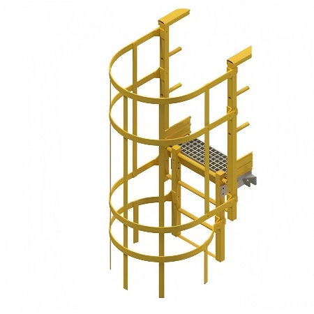 FRP cage ladder