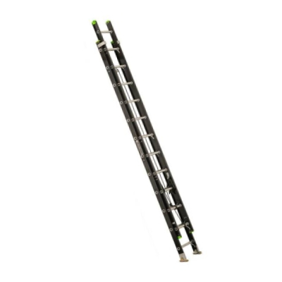 Extendable fiberglass ladder