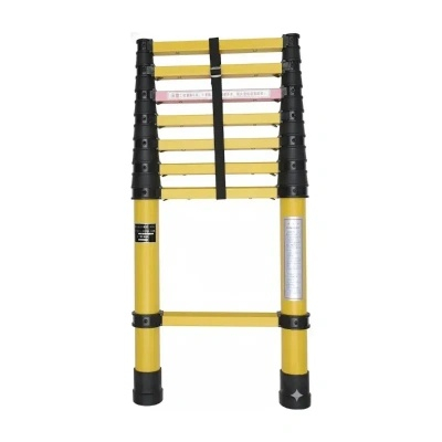 Fiberglass telescopic ladder