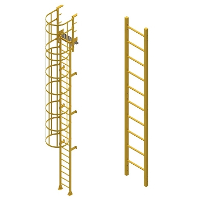 FRP Industrial Ladder